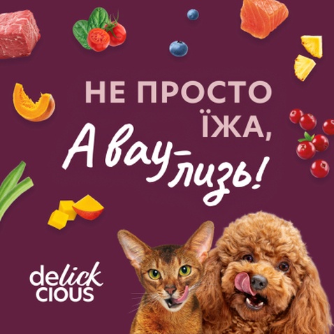 Ласощі для котів Delickcious Дорада з додаванням папаї 4 х 15 г (4820269141612)