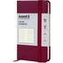 Книга записна Axent Partner, 95x140 мм, 96 аркушів, клітинка, винна (8301-46-A)