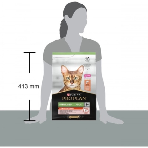 Сухий корм для кішок Purina Pro Plan Sterilised з лососем 3 кг (7613036517454)