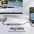 Порт-реплікатор Ugreen CM478 USB Type-C HDMI, USB/3.0, Type-C for charging PD/100W (15495)