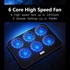Підставка до ноутбука IceCoorel 10-15.6", 6*60mm 2500 RPM, 2*USB, 353x255x32mm, Black (A9)