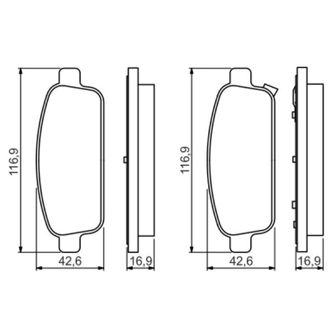 Гальмівні колодки Bosch 0 986 495 259