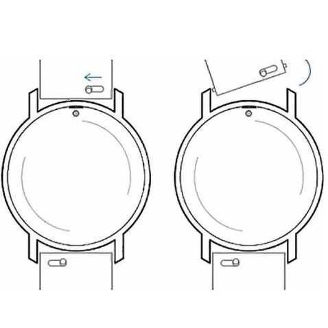 Ремінець до смарт-годинника BeCover Milanese Style для Samsung Galaxy (20mm)/Watch 5/ Watch 4.../Gear S2 Classic/Gear Sport Gray (707673)