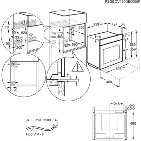 Духова шафа Electrolux EOD3C70TK