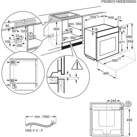 Духова шафа Electrolux EOD3C70TK