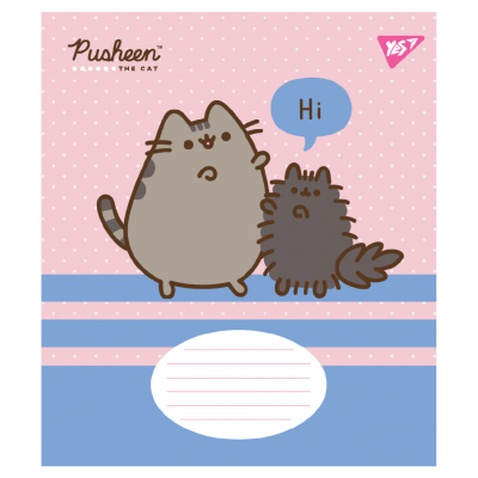 Зошит Yes Pusheen The Cat А5 12 аркушів клітинка (767612)