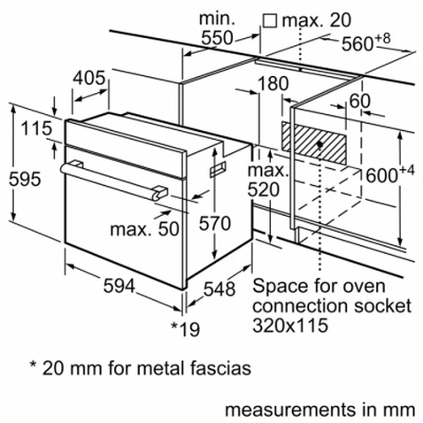 Духова шафа Bosch HBF 512 BS1T (HBF512BS1T)