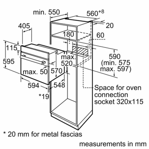 Духова шафа Bosch HBF 512 BS1T (HBF512BS1T)
