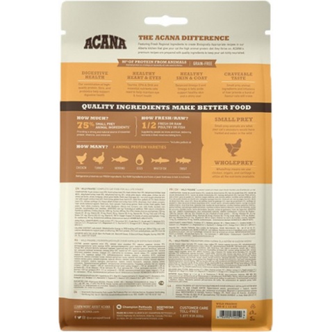 Сухий корм для кішок ACANA Wild Prairie Cat 340 г (0064992714550)