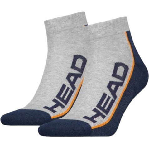 Шкарпетки Head Qperformance Quarter 781009001-870 2 пари Синій/Сірий 39-42 (8718824546506)