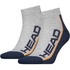 Шкарпетки Head Qperformance Quarter 781009001-870 2 пари Синій/Сірий 39-42 (8718824546506)