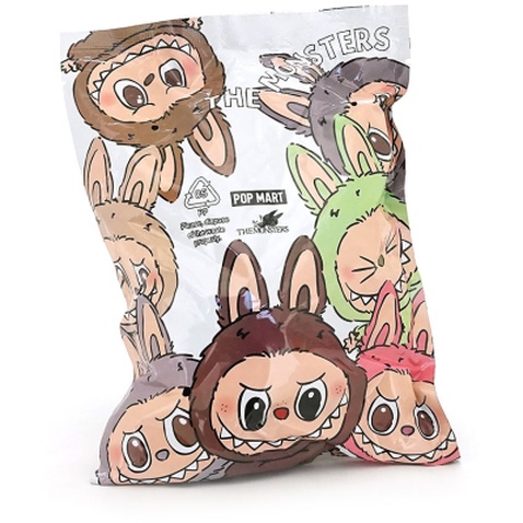 М'яка іграшка No Brand сюрприз Labubu, Перше покоління, 17см, Mix color, Затемнений пакет, Box (YT41824)