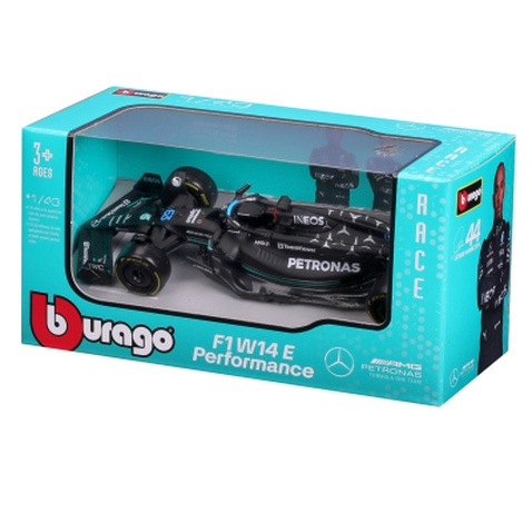 Машина Bburago Mercedes-AMG F1 W14 E Performance (2023) (143) (18-38080)