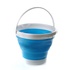 Відро складне СИЛА силіконове 10 л blue (961004)