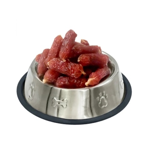 Ласощі для собак Lucky Star М'які качині ковбаски ≈4 см 85 г (4820821500169)