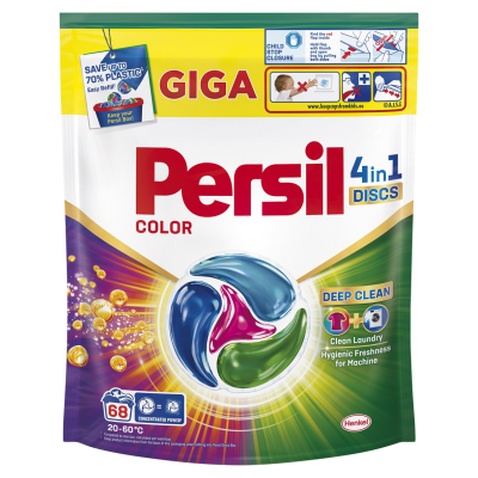Капсули для прання Persil 4in1 Discs Color Deep Clean 68 шт. (9000101826746)