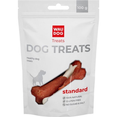 Ласощі для собак WAUDOG Treats Качина гомілка 100 г (4448)