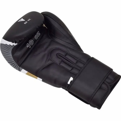 Боксерські рукавички RDX F7 Ego Black Golden 10 унцій (BGR-F7BGL-10oz)
