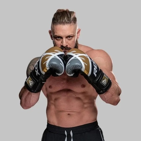 Боксерські рукавички RDX F7 Ego Black Golden 10 унцій (BGR-F7BGL-10oz)