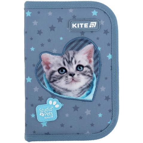 Пенал Kite 622-3 Studio Pets, 1 відділення, 2 відвороти (SP25-622-3)