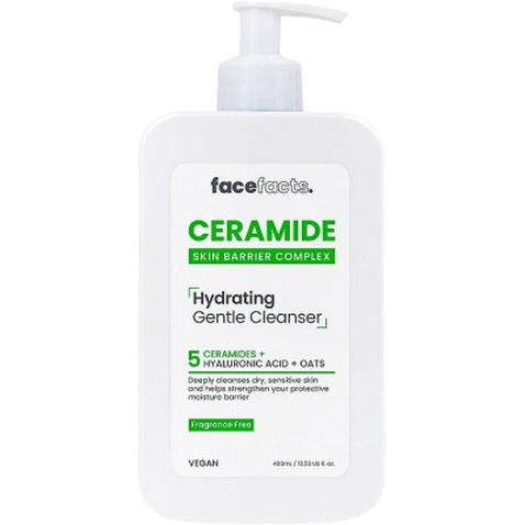 Гель для вмивання Face Facts Ceramide Hydrating Gentle Cleanser З керамідами 200 мл (5031413929874)
