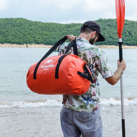 Дорожня сумка Naturehike баул водонепроникний NH20FSB03 120 л червона (6927595744345)