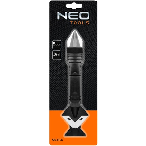 Шпатель Neo Tools силіконовий для герметика, 185мм, 3-6-10-13-17мм (56-014)