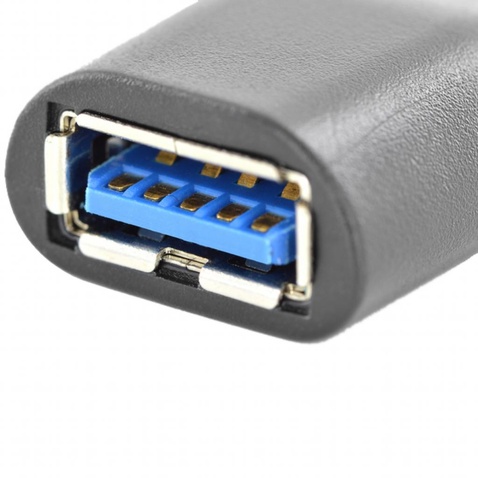 Адаптер DIGITUS Type-C to USB AF (AK-300506-000-S)