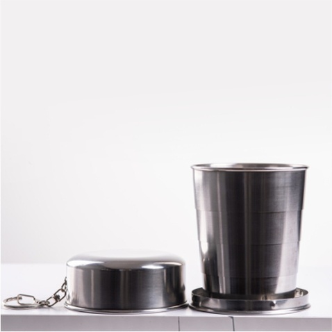 Стакан туристичний Line Art Nebraska 240 мл сріблястий (110053421LA-77)