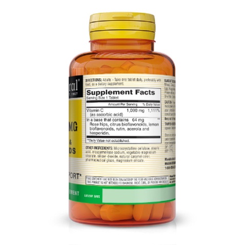 Вітамін Mason Natural Вітамін С 1000мг, з шипшиною та біофлавоноїдами, Vitamin C P (MAV11735)