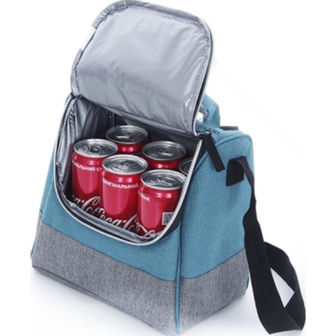 Термосумка СИЛА 8 л бірюзова (25х15х21 см) (960606)