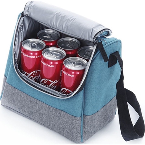 Термосумка СИЛА 8 л бірюзова (25х15х21 см) (960606)