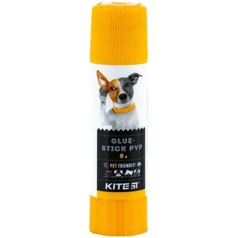 Клей Kite олівець з індикатором PVP Kite Dogs, 8 г (K24-130)