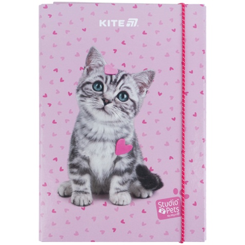 Папка для зошитів Kite В5 на гумці Studio Pets (SP25-210)