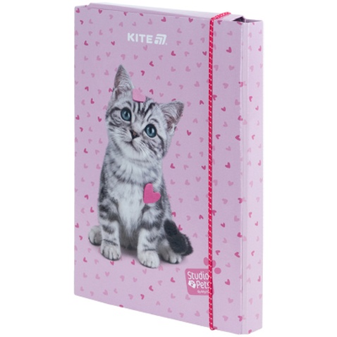 Папка для зошитів Kite В5 на гумці Studio Pets (SP25-210)