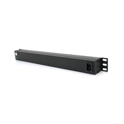 Силовий блок 19" 9 розеток С13, без кабеля, вимикач, метал. корпус Voltronic (PPX9PDUGR)