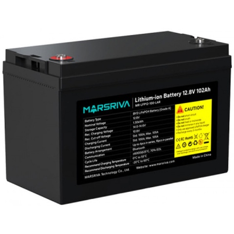 Батарея LiFePo4 Marsriva 12.8V 100Ah V3 (MR-LFP12-100-LAR V3)