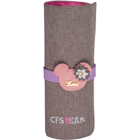 Пенал Cool For School Bear 1 відділення Сірий (CF86651-02)