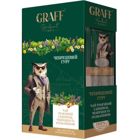Чай Graff Чебрецевий Гуру Thyme Guru 15х2 г (4820279612188)