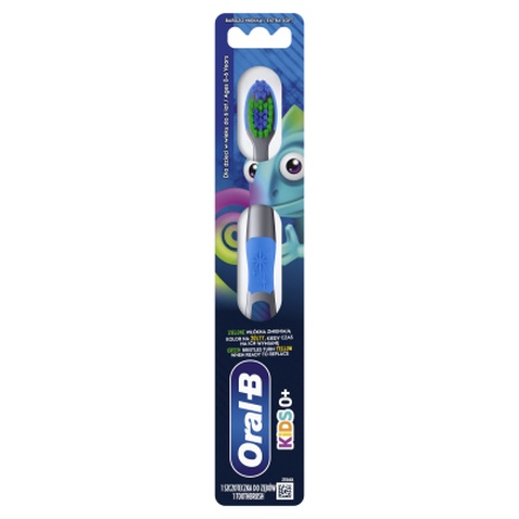 Дитяча зубна щітка Oral-B Kids 0+ років Екстрам'якої жорсткості 1 шт (8700216749497)