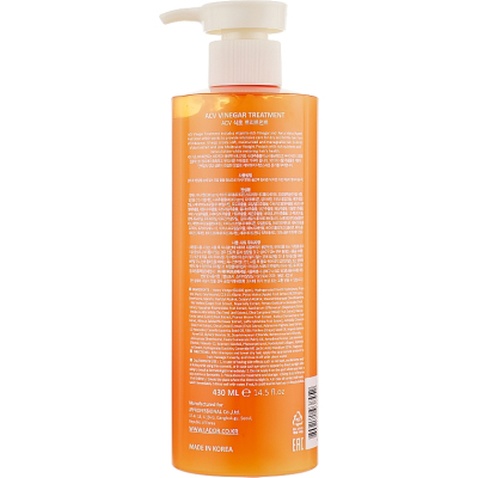 Маска для волосся La'dor ACV Vinegar Treatment З яблучним оцтом 430 мл (8809181938452)