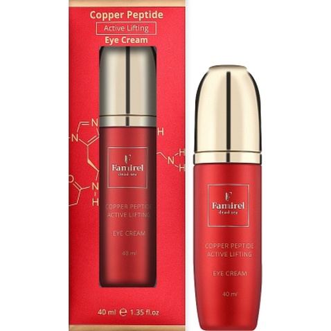 Крем для шкіри навколо очей Famirel Copper Peptide Active Lifting Eye Cream Ліфтинг-актив з пептидами 40 мл (7290114085267)