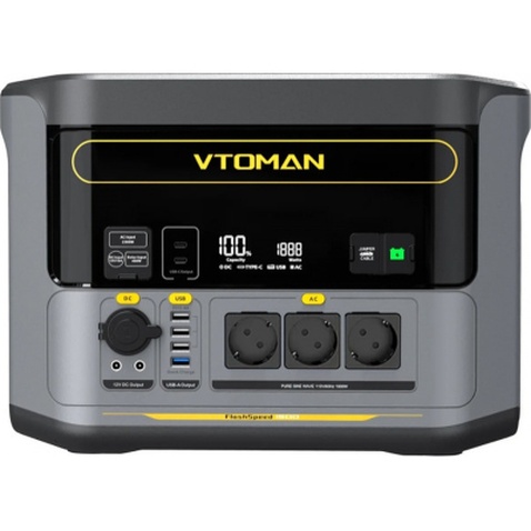 Зарядна станція Vtoman FlashSpeed 1500 PB-58 1500W 1548Wh (FlashSpeed 1500)