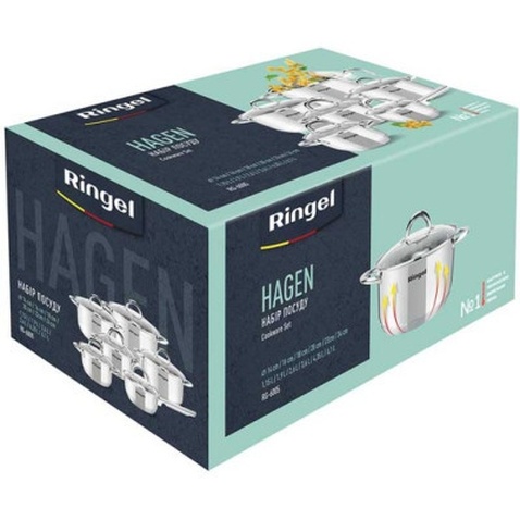 Набір посуду Ringel Hagen 12 предметів (RG-6005)