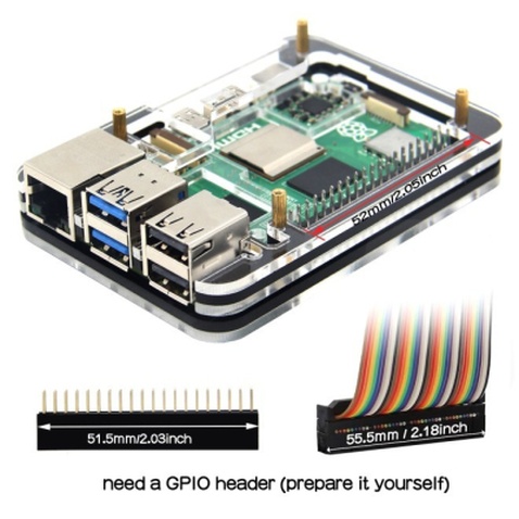 Корпус для Мікро ПК KUONGSHUN for Raspberry Pi 5 (RA797)