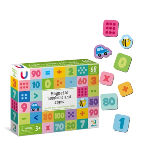 Навчальний набір DoDo Магнітні цифри і знаки. Великий набір (200274)