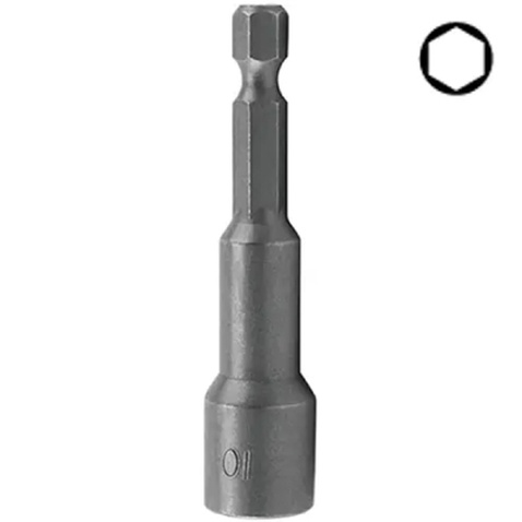 Головка магнітна Toptul торцева шестигранна магнітна 6мм L65мм (BEAA0806)