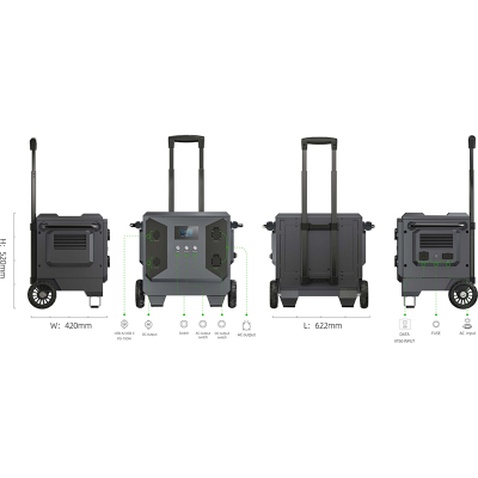 Зарядна станція PowerPlant M50 5120Wh (PB931439)