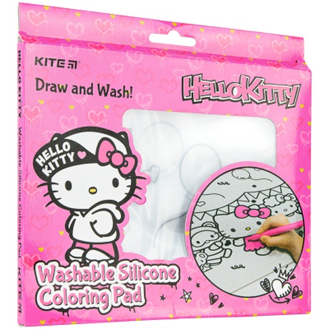 Підкладка настільна Kite силіконова розмальовка Hello Kitty, 30х40см (HK22-424)