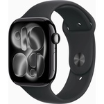 Смарт-годинник Apple Watch Series 11 GPS 46mm Jet Black Aluminium Case with Black Sport Band - M/L (MEUX4RK/A)
